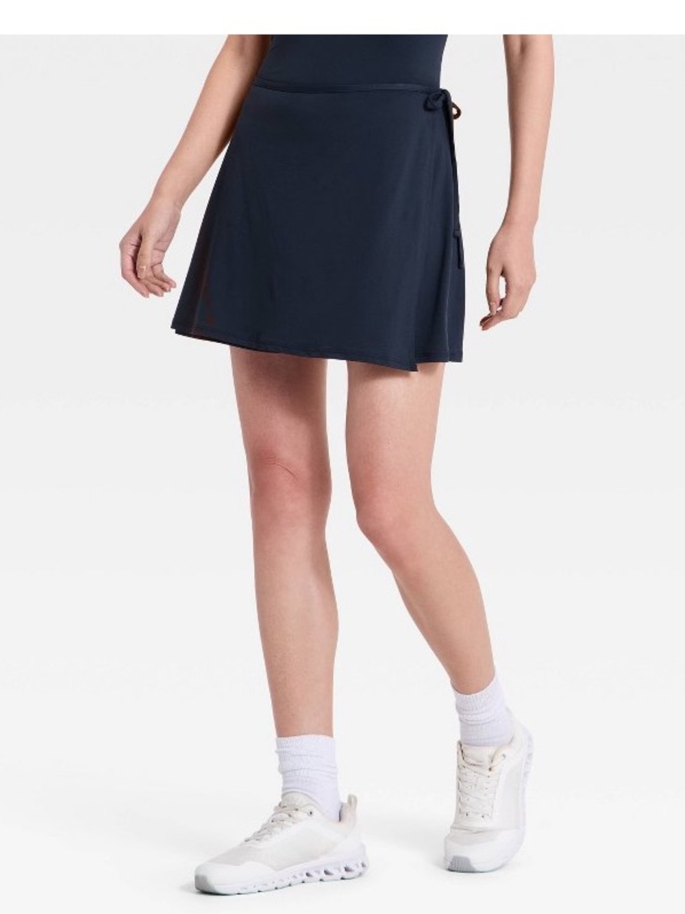 Women's Knit Wrap Skort - All In Motion™ Navy Blue new